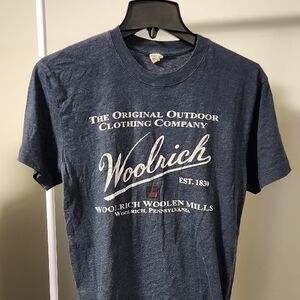 Woolrich Men's Charcoal Graphic Tee